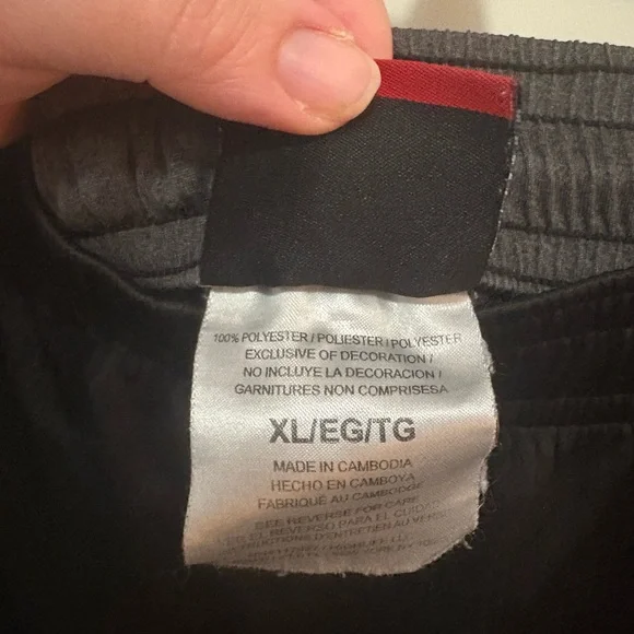 And1 Black Athletic Pants - Picture 3 of 3